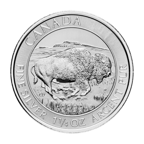 1.25 oz Random Year Canadian Bison Silver Coin | Royal Canadian Mint
