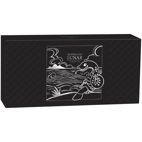 Set of 3 x 1 oz 2025 Lunar Year of the Snake Silver Coins | Perth Mint