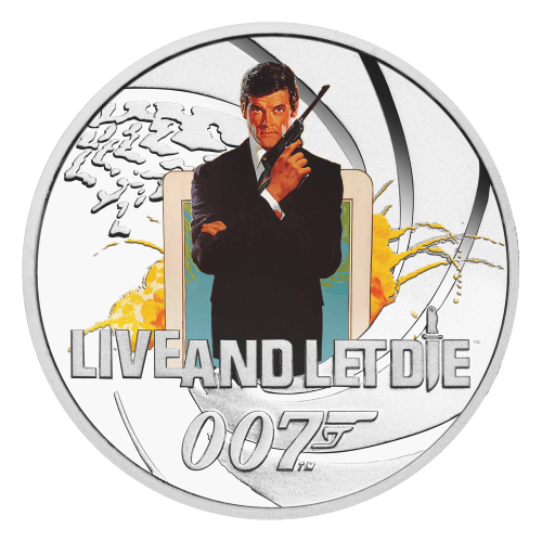 Set of 8 x 2024 James Bond: Roger Moore Proof Silver Coins | Perth Mint