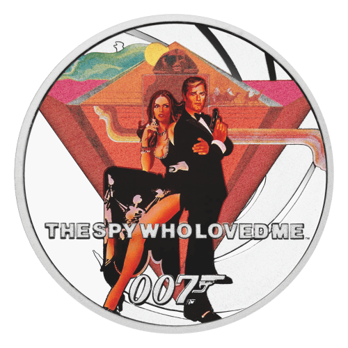Set of 8 x 2024 James Bond: Roger Moore Proof Silver Coins | Perth Mint