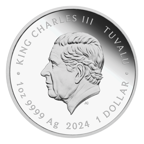 1 oz 2024 Teenage Mutant Ninja Turtles: Michaelangelo Colourized Proof Silver Coin | Perth Mint