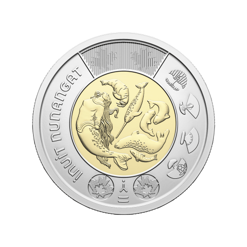 Rouleau de pièces 2 $ non colorées Célébrer l'Inuits Nunangat 2024 | Monnaie royale canadienne