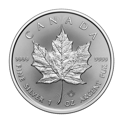 Tube of 25 x 1 oz 2025 Canadian Maple Leaf Silver Coins | Royal Canadian Mint