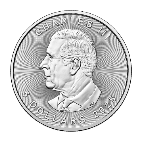 Tube of 25 x 1 oz 2025 Canadian Maple Leaf Silver Coins | Royal Canadian Mint