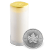 Tube of 25 x 1 oz 2025 Canadian Maple Leaf Silver Coins | Royal Canadian Mint