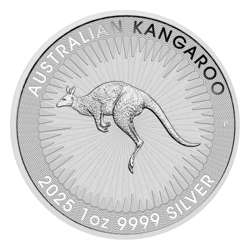 Pièce 1 once d'argent Kangourou australien 2025 | Monnaie de Perth