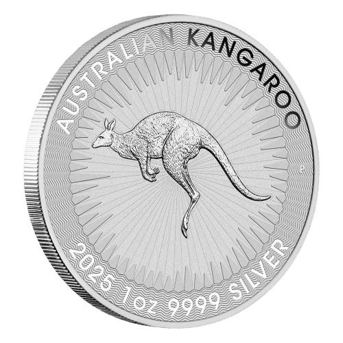 Pièce 1 once d'argent Kangourou australien 2025 | Monnaie de Perth