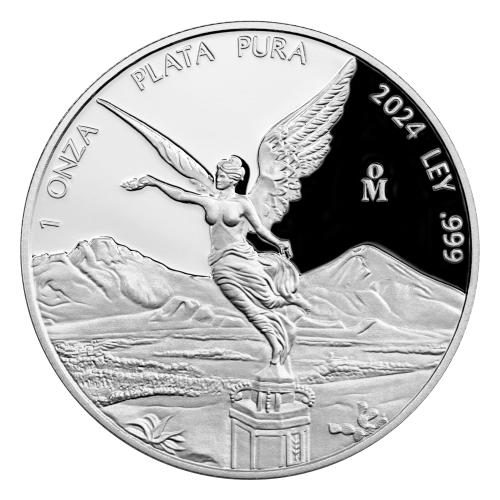 Pièce 1 once d'argent Épreuve numismatique Libertad mexicaine 2024 | Monnaie mexicaine