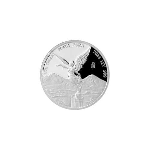 Pièce 1/20 once d'argent Épreuve numismatique Libertad mexicaine 2024 | Monnaie mexicaine