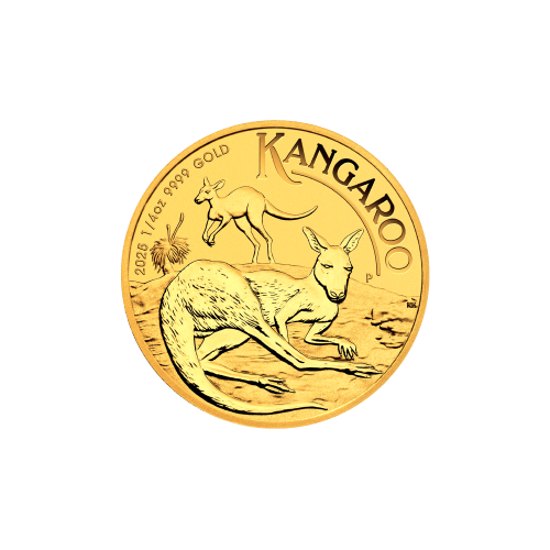 1/4 oz 2025 Australian Kangaroo Gold Coin | Perth Mint