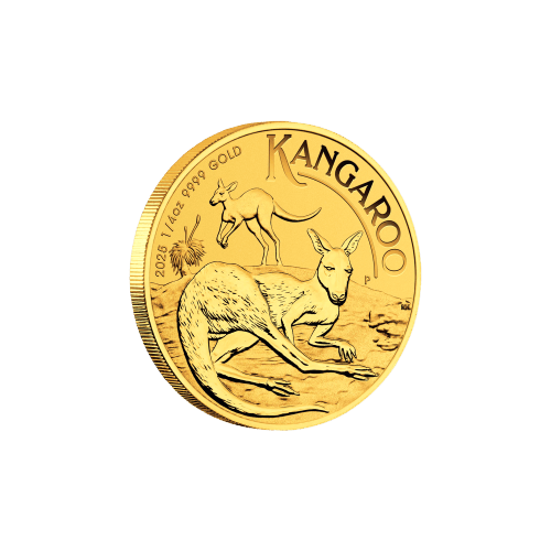 1/4 oz 2025 Australian Kangaroo Gold Coin | Perth Mint