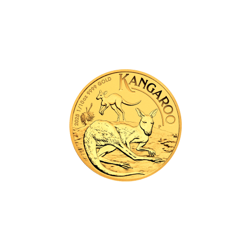 1/10 oz 2025 Australian Kangaroo Gold Coin | Perth Mint