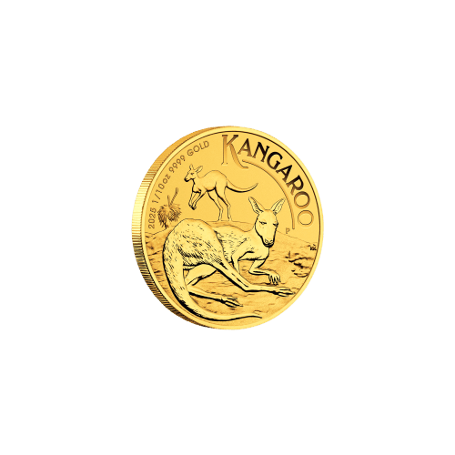 1/10 oz 2025 Australian Kangaroo Gold Coin | Perth Mint