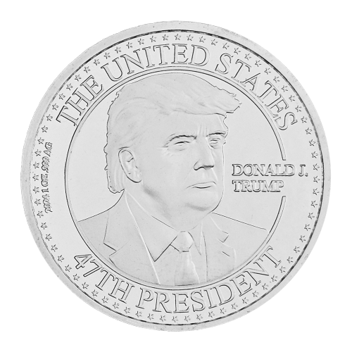 1 oz 2024 Donald Trump: The 47th US President Silver Round