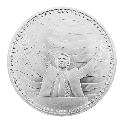1 oz 2024 Donald Trump: The 47th US President Silver Round
