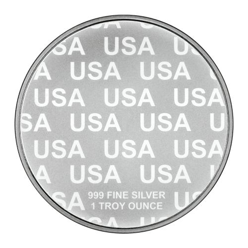 Ronde 1 once d'argent coloré Donald Trump : 47e président des États-Unis 2024 | Sunshine Minting