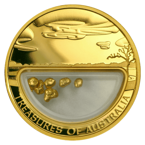 1 oz 2010 Treasures Of Australia: Gold Proof Gold Locket Coin | Perth Mint