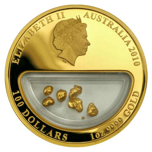 1 oz 2010 Treasures Of Australia: Gold Proof Gold Locket Coin | Perth Mint