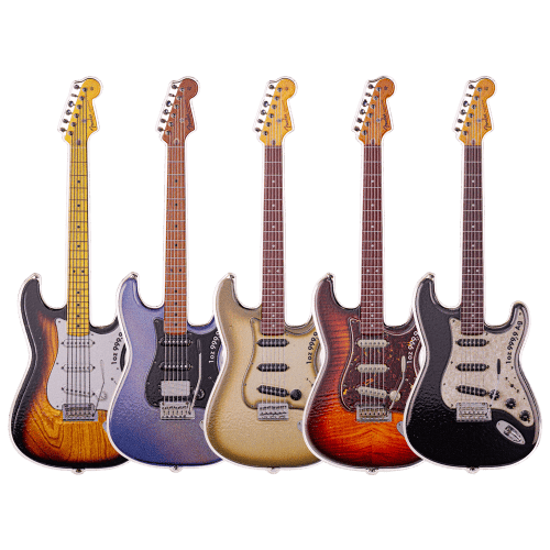 1 oz 2024 Fender Stratocaster Mystery Box Silver Coin | PAMP Suisse