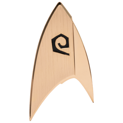 1 oz 2024 Star Trek: Starfleet Divisions Operations Insignia Copper Plated Silver Coin | Agoro by New Zealand Mint