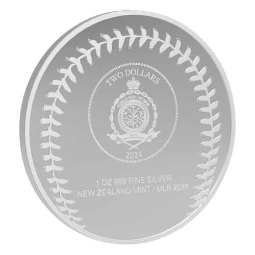 1 oz 2024 Los Angeles Dodgers MLB World Series Champions Colourized Silver Coin | Agoro by New Zealand Mint