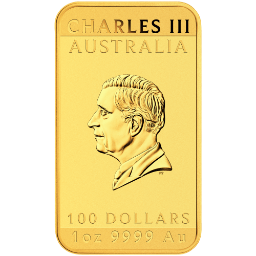 Pièce rectangulaire 1 once d'or Dragon 2024 | Monnaie de Perth