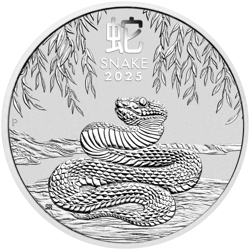 1 kilo 2025 Lunar Year of the Snake Silver Coin | Perth Mint