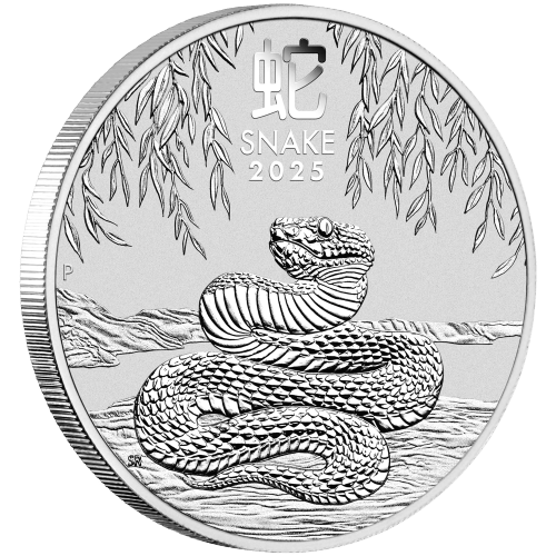 1 kilo 2025 Lunar Year of the Snake Silver Coin | Perth Mint