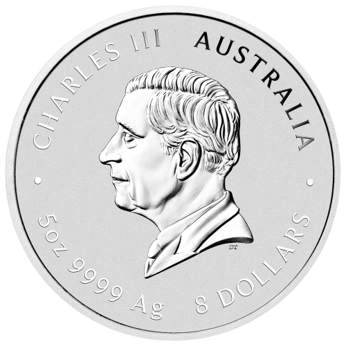5 oz 2025 Lunar Year of the Snake Silver Coin | Perth Mint