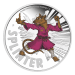 Pièce 1 once d'argent coloré épreuve Tortues ninja : Splinter 2025 | Monnaie de Perth