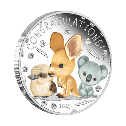 1/2 oz 2025 Australian Baby Animals Newborn Silver Coin | Perth Mint