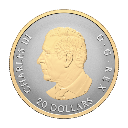Pièce 1 once d'argent doré Célébrez l'amour 2025 | Monnaie royale canadienne