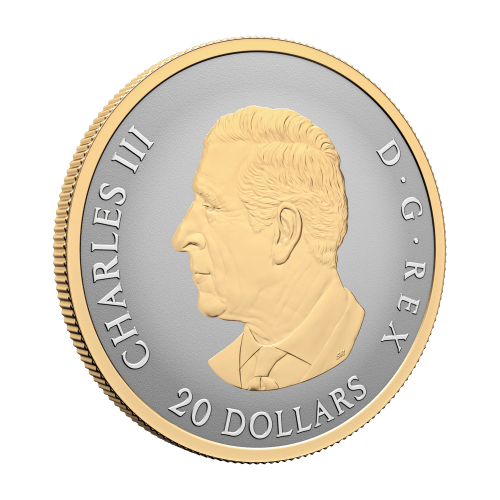 Pièce 1 once d'argent doré Célébrez l'amour 2025 | Monnaie royale canadienne