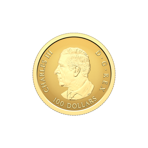 Pièce 1/4 once d'or épreuve inverse Étincelante feuille d'érable 2025 | Monnaie royale canadienne