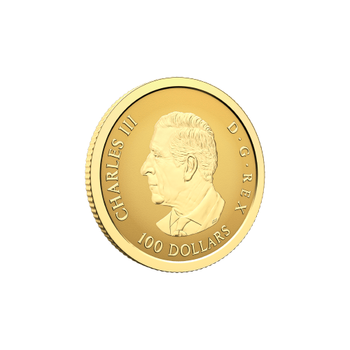 Pièce 1/4 once d'or épreuve inverse Étincelante feuille d'érable 2025 | Monnaie royale canadienne