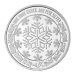 1 oz Santa Claus Down the Chimney Silver Round | Silvertowne Mint