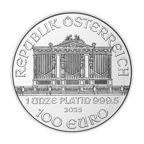 1 oz 2025 Austrian Philharmonic Platinum Coin | Austrian Mint