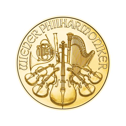 Pièce 1/2 once d'or Philharmonique autrichien 2025 | Monnaie autrichienne