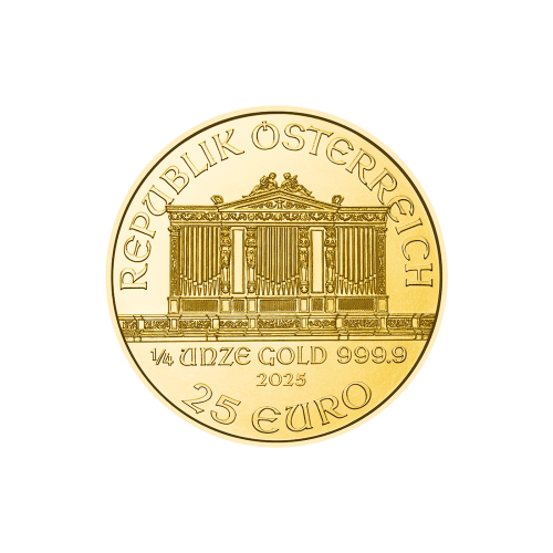 1/4 oz 2025 Austrian Philharmonic Gold Coin | Austrian Mint