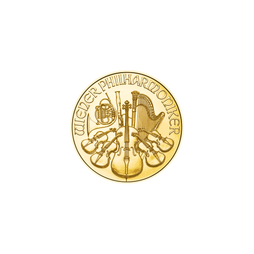 Pièce 1/10 once d'or Philharmonique autrichien 2025 | Monnaie autrichienne