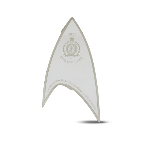 Pièce 1 once d'argent Star Trek : Insigne Starfleet divisons médical 2024 | Agoro par la Monnaie de Nouvelle-Zélande