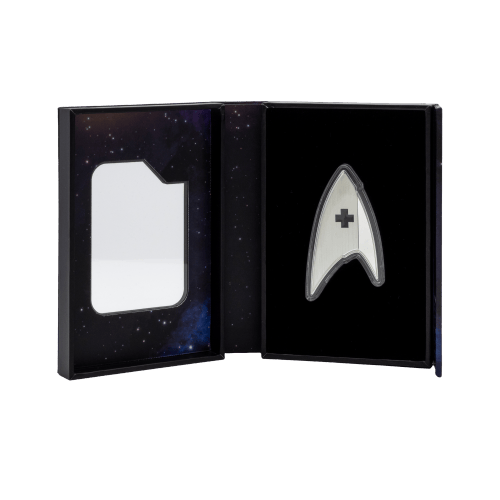 Pièce 1 once d'argent Star Trek : Insigne Starfleet divisons médical 2024 | Agoro par la Monnaie de Nouvelle-Zélande