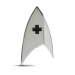 Pièce 1 once d'argent Star Trek : Insigne Starfleet divisons médical 2024 | Agoro par la Monnaie de Nouvelle-Zélande