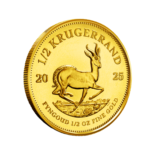 1/2 oz 2025 Krugerrand Gold Coin | Rand Refinery