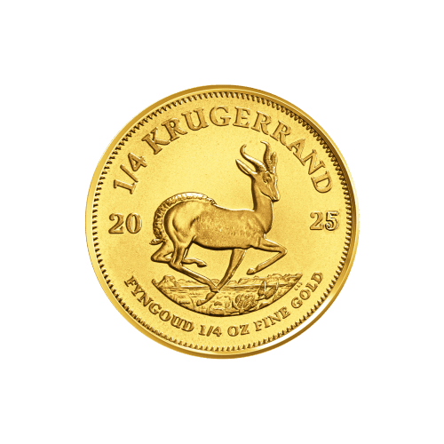 Pièce 1/4 once d'or Krugerrand 2025 | Raffinerie de Rand