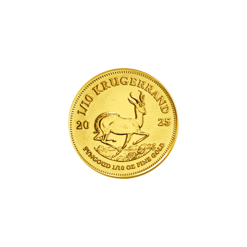 1/10 oz 2025 Krugerrand Gold Coin | Rand Refinery