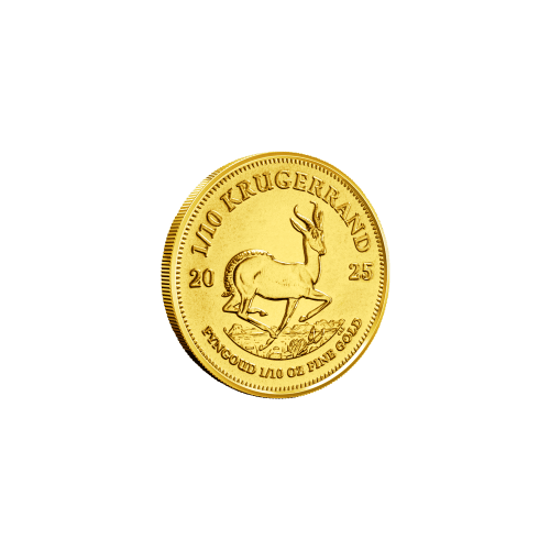 1/10 oz 2025 Krugerrand Gold Coin | Rand Refinery