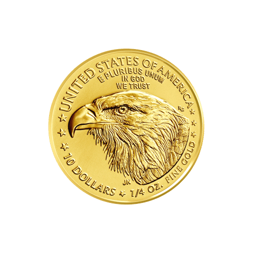 Pièce 1/4 once d'or Aigle américain 2025 | Monnaie des États-Unis