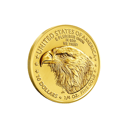 Pièce 1/4 once d'or Aigle américain 2025 | Monnaie des États-Unis