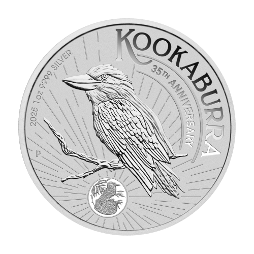 1 oz 2025 Australian Kookaburra 35th Anniversary Silver Coin